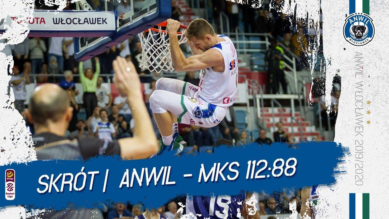 Skrót meczu | Anwil Włocławek - MKS Dąbrowa Górnicza 112:88