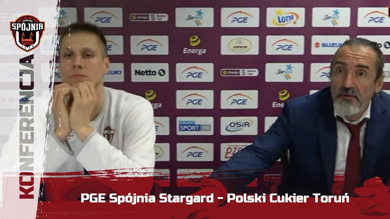 Konferencja prasowa PGE Spójnia Stargard - Polski Cukier Toruń