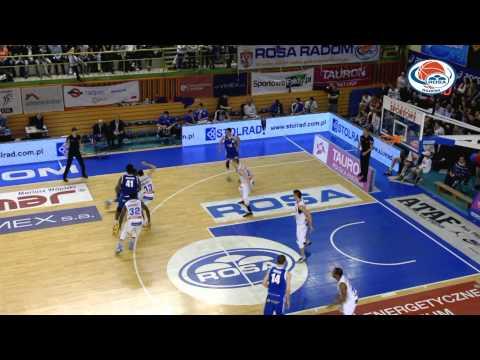 Rosa TV: Skrót meczu ROSA Radom - Jezioro Tarnobrzeg 71:64 - 26.04.2015