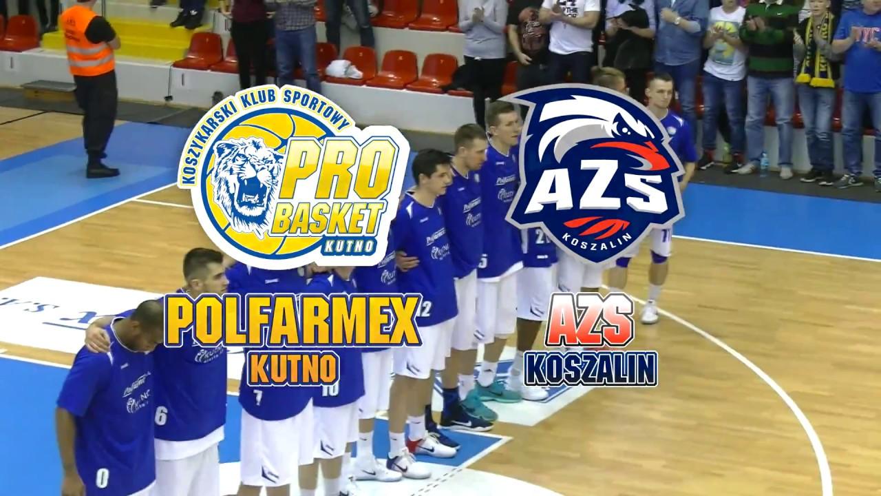 Skrót meczu Polfarmex Kutno - AZS Koszalin - 22.10.2016