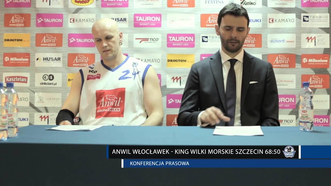 Anwil Włocławek - King Wilki Morskie Szczecin 68:50 | Konferencja prasowa