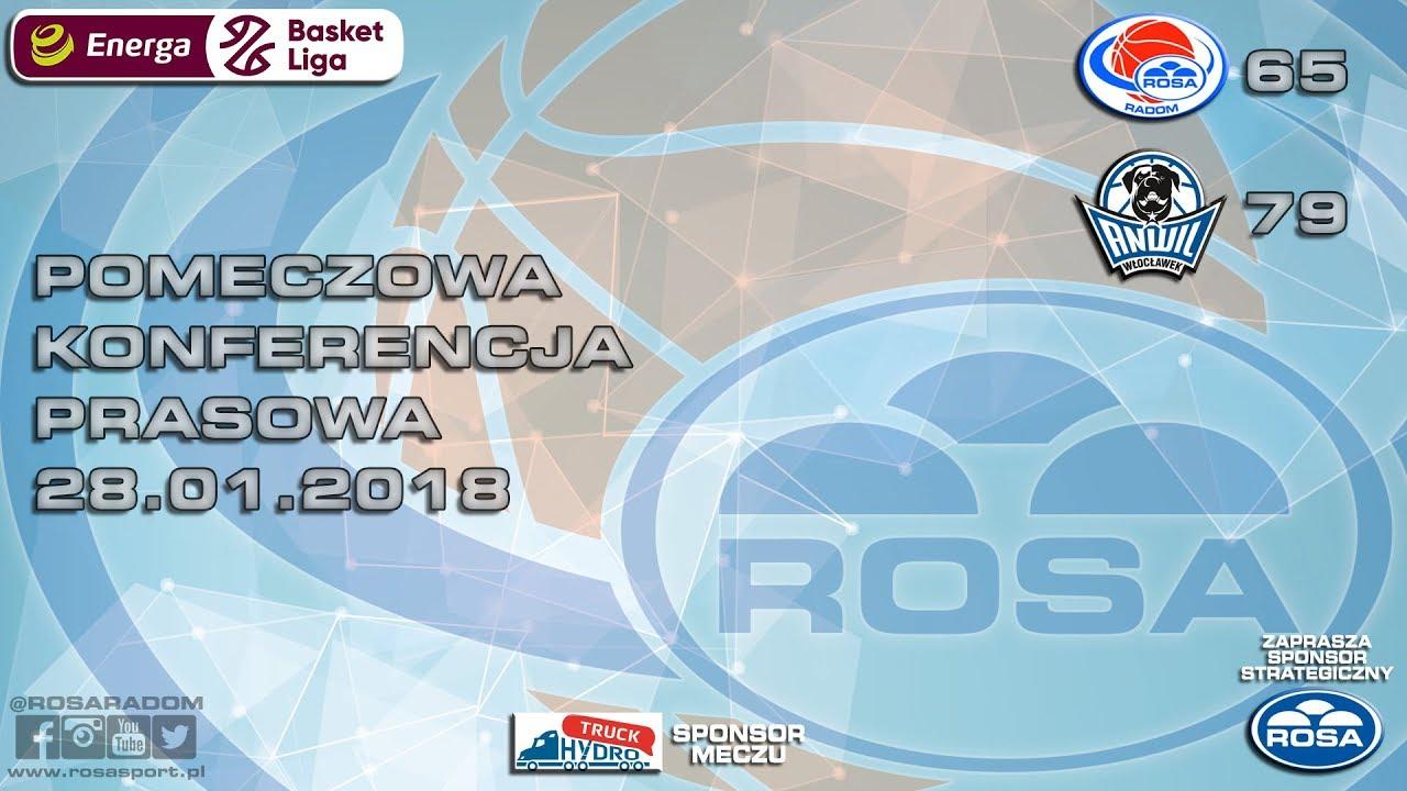 Konferencja prasowa po meczu ROSA Radom - Anwil Włocławek #plkpl