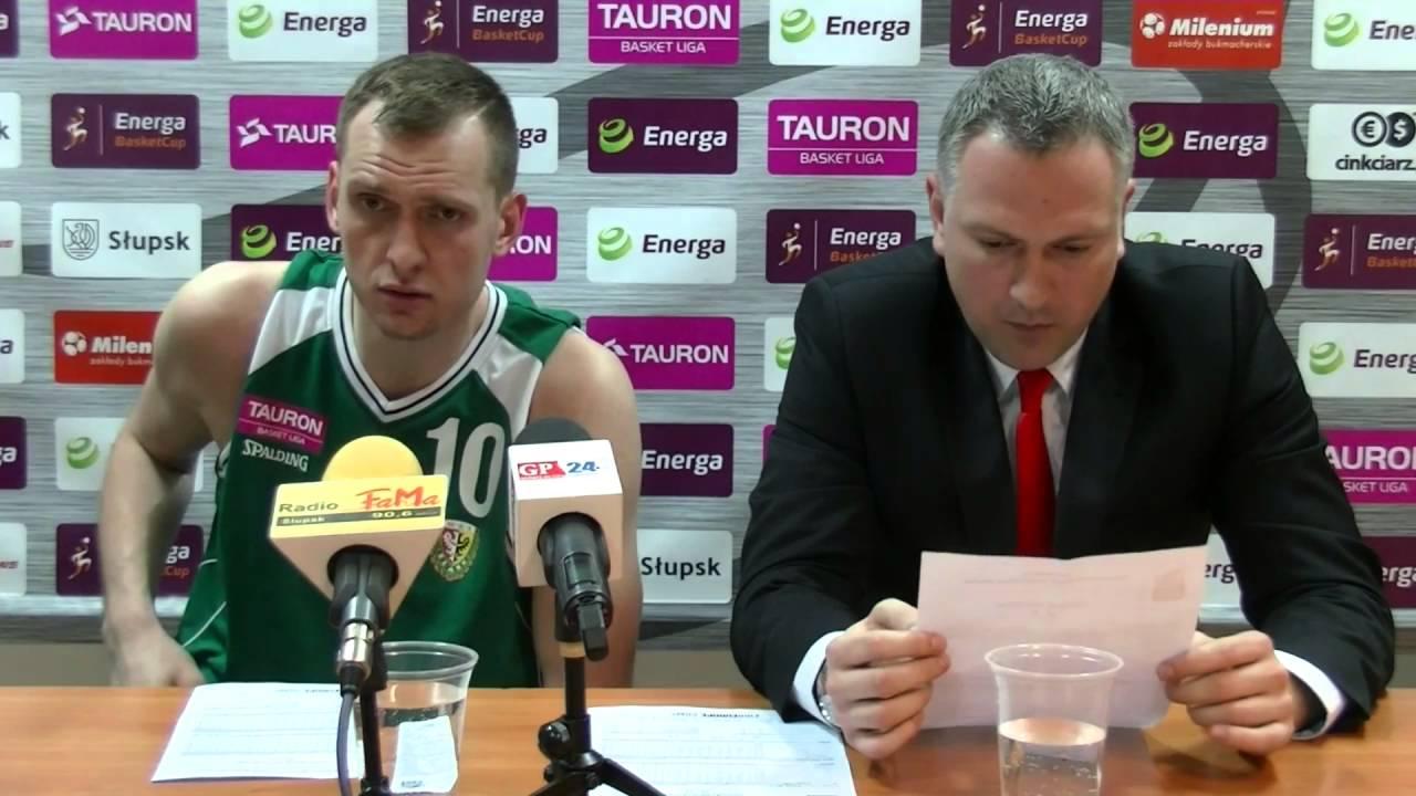 Konferencja pomeczowa: ENERGA CZARNI Słupsk 89:71 WKS Śląsk Wrocław