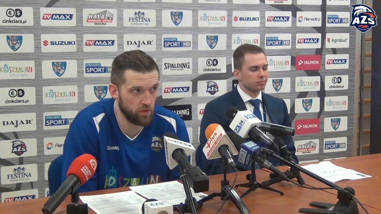 Konferencja prasowa po meczu, AZS Koszalin - BM Slam Stal Ostrów Wielkopolski 74:79, 25.03.2017