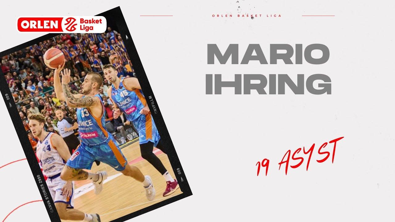 Mario Ihring - 19 asyst! #ORLENBasketLiga #PLKPL