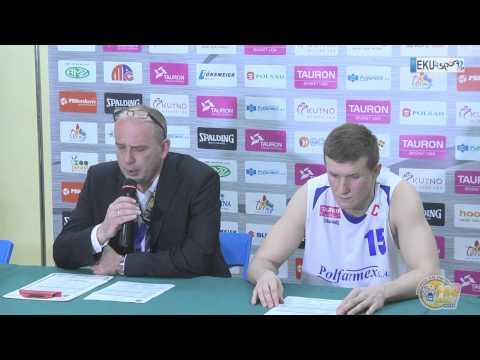 TBL: Pomeczowa Konferencja Prasowa Polfarmex Kutno : Asseco Gdynia 22.11.2014