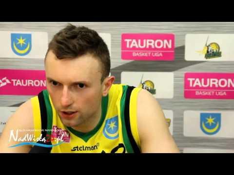 Konferencja: Siarka Tarnobrzeg - MKS Dąbrowa Górnicza 87:93, TBL, 16.04.2016 HD