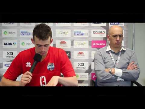 Konferencja prasowa po meczu MKS Dąbrowa Górnicza vs BM Slam Stal Ostrów Wielkopolski.