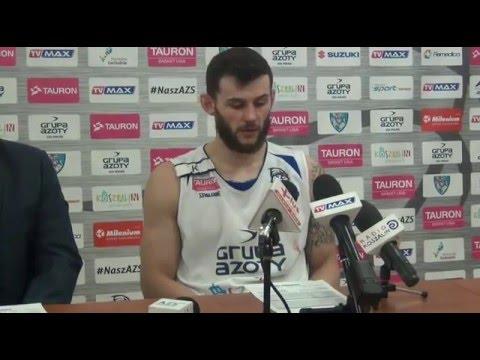 Konferencja prasowa po meczu, AZS Koszalin - PGE Turów Zgorzelec 57:78, 13.03.2016