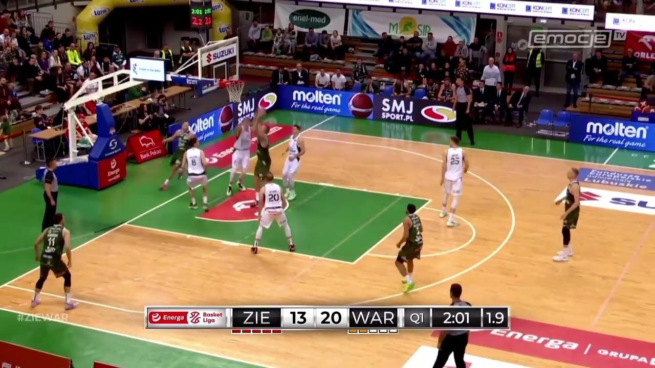 Szymon Wójcik blokuje wsad! Co za akcja! #EnergaBasketLiga #PLKPL