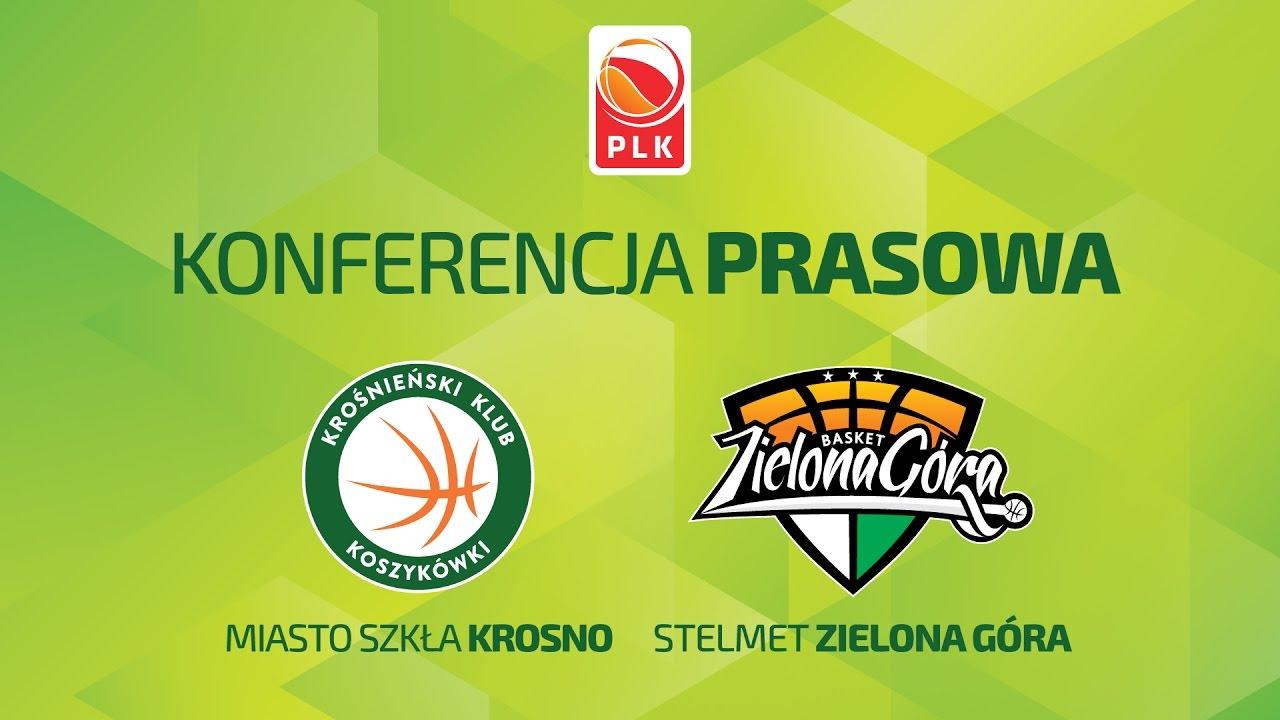 Konferencja prasowa po meczu Miasto Szkła Krosno - Stelmet BC Zielona Góra