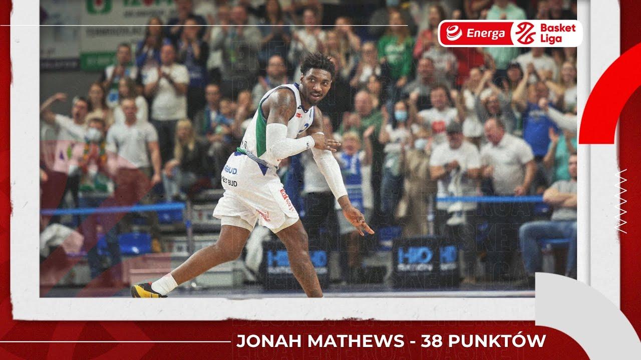 Jonah Mathews - 38 punktów #EnergaBasketLiga #PLKPL