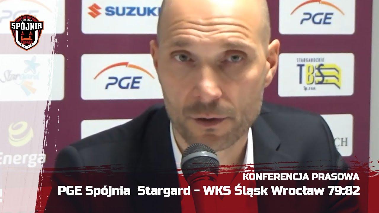Konferencja prasowa Śląsk Wrocław - PGE Spójnia Stargard