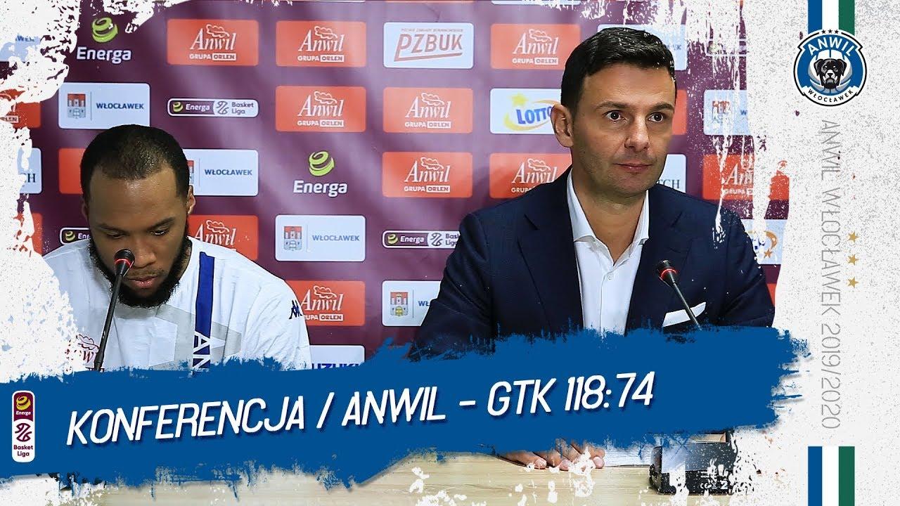Konferencja prasowa | Anwil Włocławek - GTK Gliwice 118:74