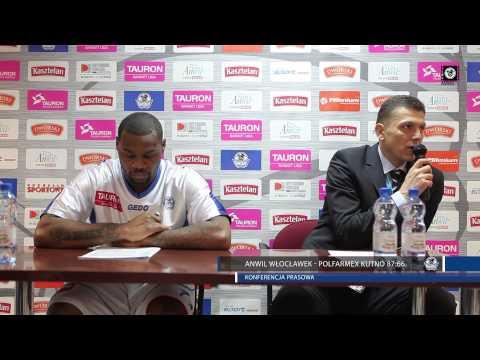 Anwil Włocławek - Polfarmex Kutno 87:66 | Konferencja prasowa