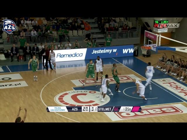 Skrót meczu, AZS Koszalin - Stelmet BC Zielona Góra 58:67, 27.11.2016