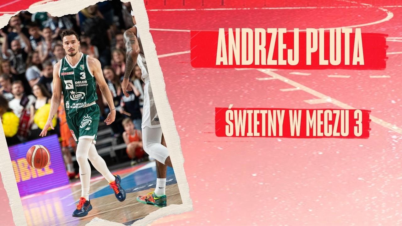 ANDRZEJ PLUTA - najlepsze akcje z 3. meczu półfinału