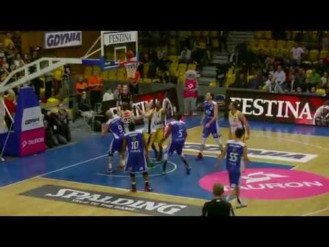Ćwierćfinał Gdynia Basket Cup 2015 - Trefl Sopot - AZS Koszalin