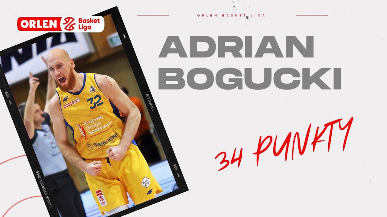Adrian Bogucki - 34 punkty! #ORLENBasketLiga #plkpl