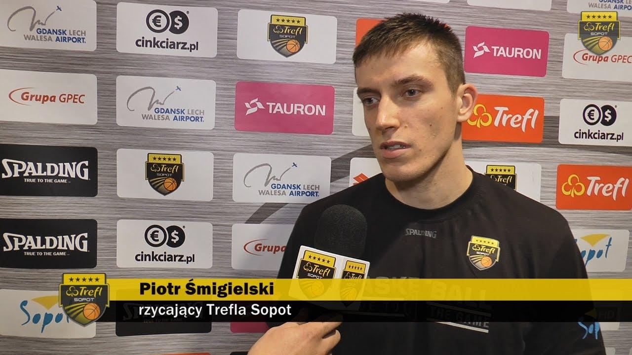 Piotr Śmigielski i Karol Gruszecki i po meczu Trefl Sopot - Stelmet BC Zielona Góra | Trefl Sopot