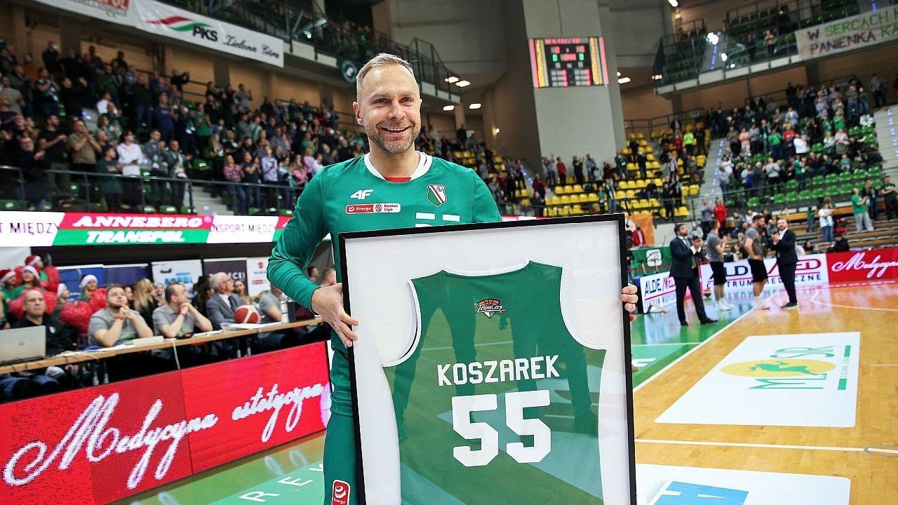 Nr 55 Łukasza Koszarka zastrzeżony w Zielonej Górze! #EnergaBasketLiga #PLKPL