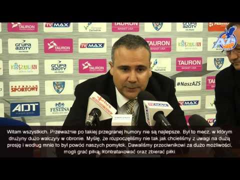 Konferencja prasowa po 1 meczu Play-off, AZS Koszalin - Rosa Radom 55:57, 01.05.2015