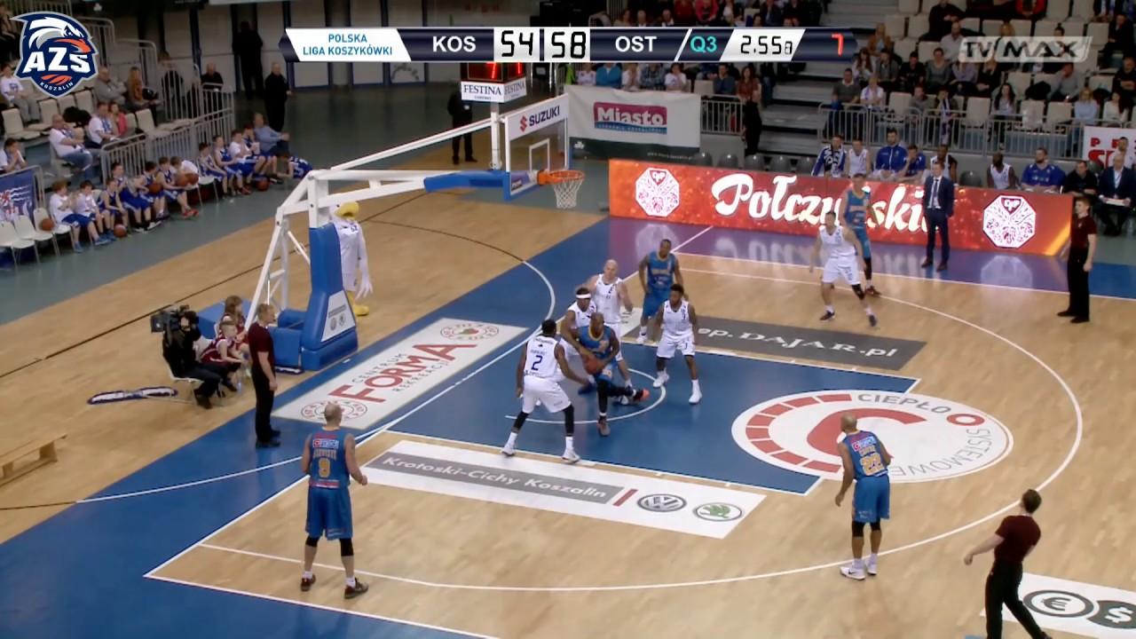 Skrót meczu, AZS Koszalin - BM Slam Stal Ostrów Wielkopolski 74:79, 25.03.2017