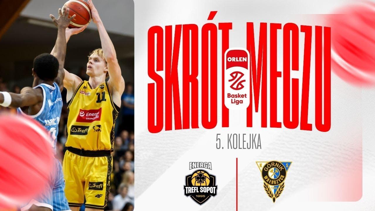 SKRÓT | Energa Trefl - Górnik Zamek Książ | 5. kolejka