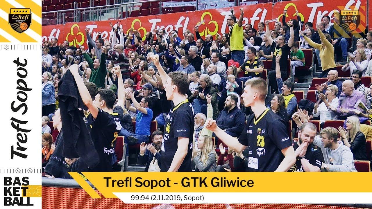 Żółto-czarni wciąż niepokonani na własnym parkiecie! Trefl Sopot - GTK Gliwice 99:94 | Trefl Sopot