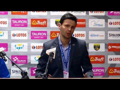 TBL: Trefl Sopot - AZS Koszalin (konferencja prasowa) 01.02.2015 www.pomorska.tv