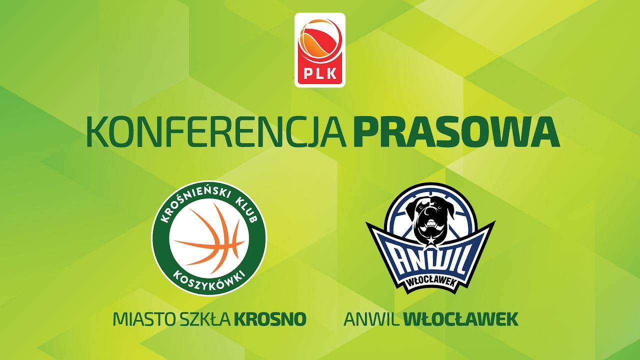 Konferencja prasowa po meczu Miasto Szkła Krosno - Anwil Włocławek