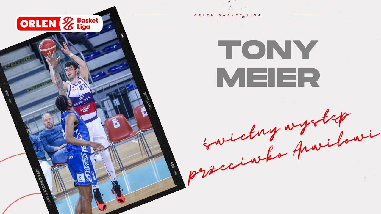 Tony Meier - świetny występ przeciwko Anwilowi