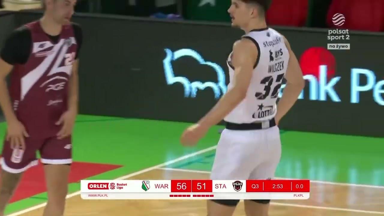 Maksymilian Wilczek nad obręczą #ORLENBasketLiga #PLKPL