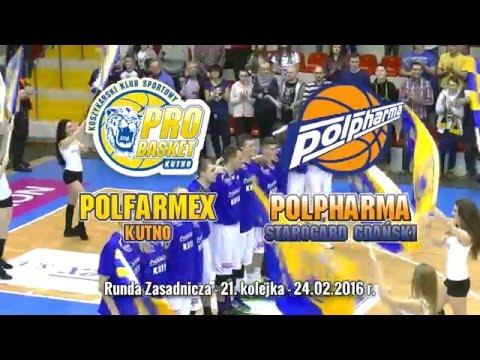Skrót meczu Polfarmex Kutno - Polpharma Starogard Gd.- 24.02.2016