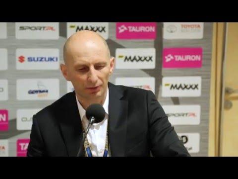 Asseco Gdynia vs. MKS Dąbrowa Górnicza - konferencja prasowa - 03.12.2015