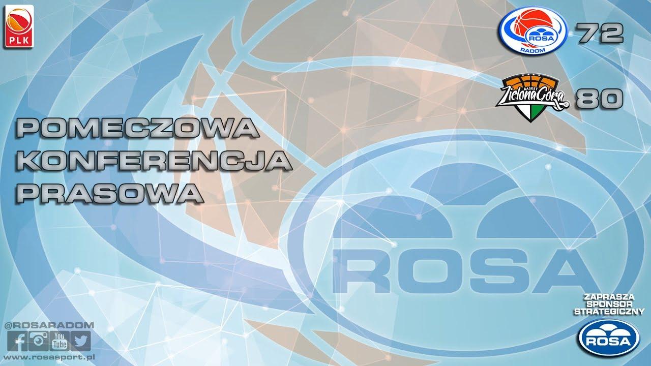 Konferencja prasowa po meczu ROSA Radom - Stelmet BC Zielona Góra #plkpl