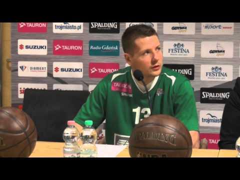 Ćwierćfinał Gdynia Basket Cup 2015 - konferencja Stelmetu Zielona Góra