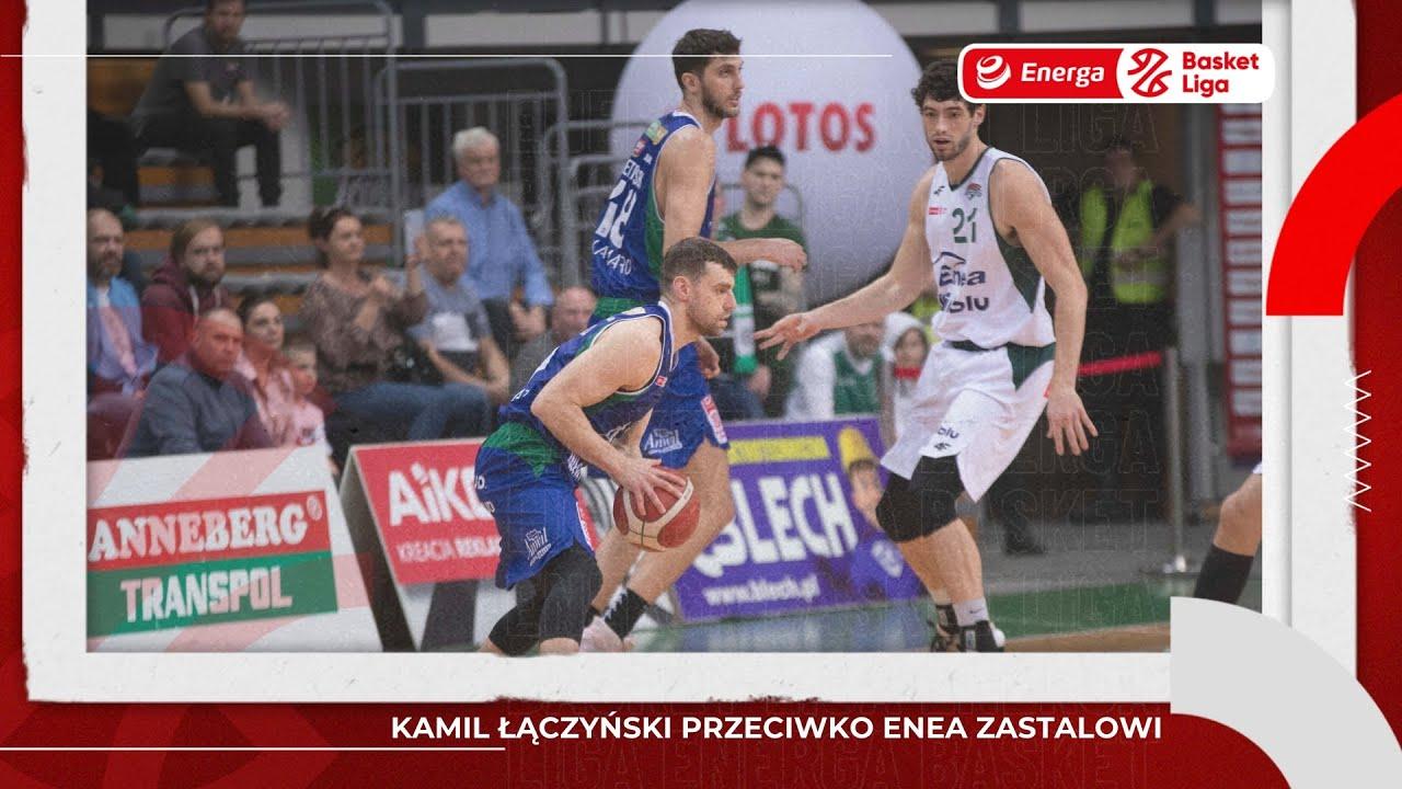 Kamil Łączyński - najlepsze akcje przeciwko Enea Zastalowi #EnergaBasketLiga #PLKPL