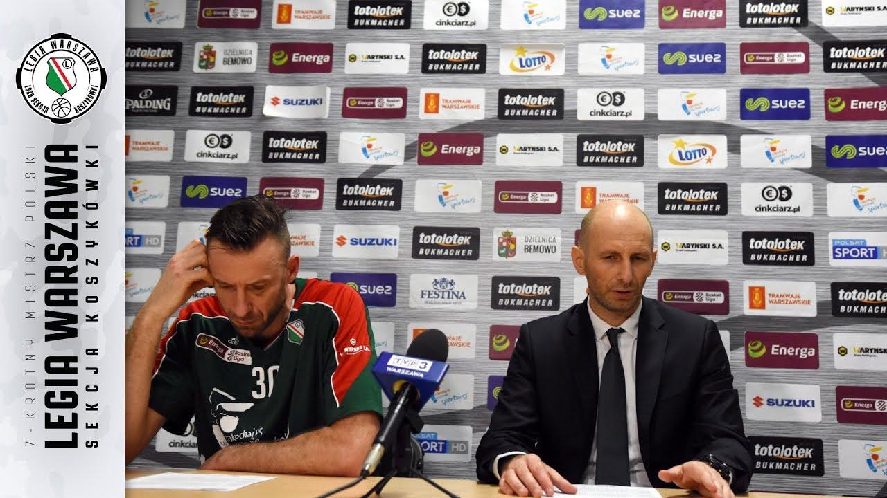 Konferencja prasowa po meczu Legia Warszawa vs Anwil Włocławek