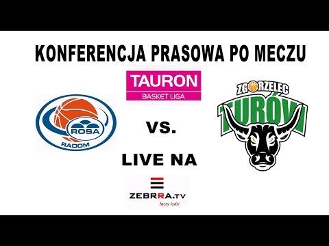 Konferencja prasowa po meczu Rosa Radom - PGE Turów Zgorzelec