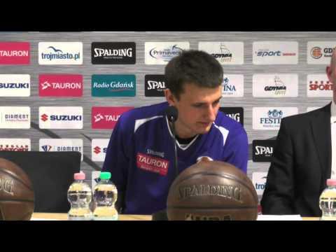 Półfinał Gdynia Basket Cup 2015 - konferencja Rosa Radom