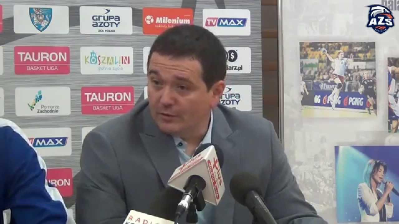 Konferencja prasowa po meczu, AZS Koszalin - Trefl Sopot 75:74, 17.10.2015