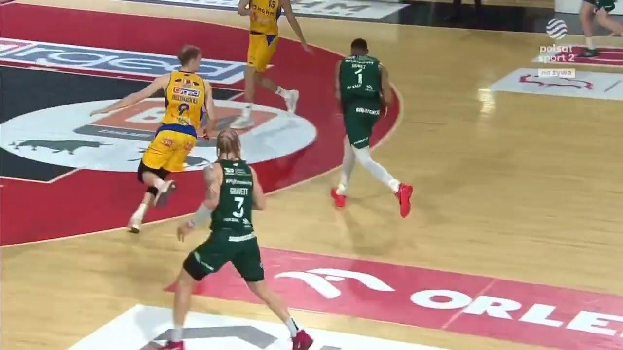  Angel Nunez! Znakomity rajd! #ORLENBasketLiga #PLKPL