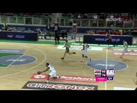 Tony Taylor&Chris Wright - alley-oop na zakończenie meczu! - PGE Turów Zgorzelec