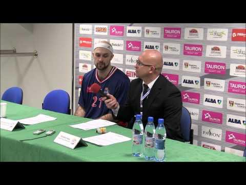 Konferencja pomeczowa MKS Dąbrowa Górnicza - Turów Zgorzelec