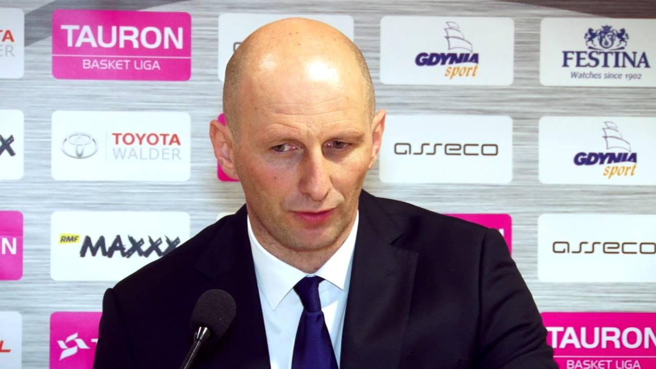 Asseco Gdynia vs. Polpharma Starogard Gd. - konferencja prasowa - 13.04.2016