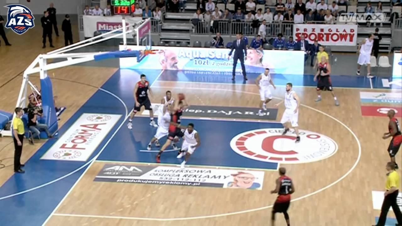 Skrót meczu, AZS Koszalin - Energa Czarni Słupsk 80:83, 14.10.2016