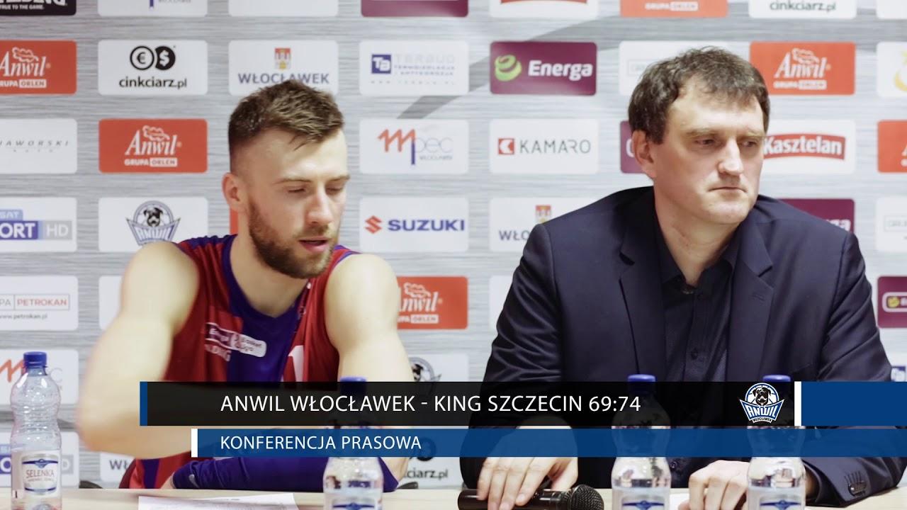 Anwil Włocławek - King Szczecin 69:74 | Konferencja prasowa