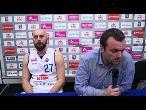 Konferencja po meczu King Wilki - PGE Turów