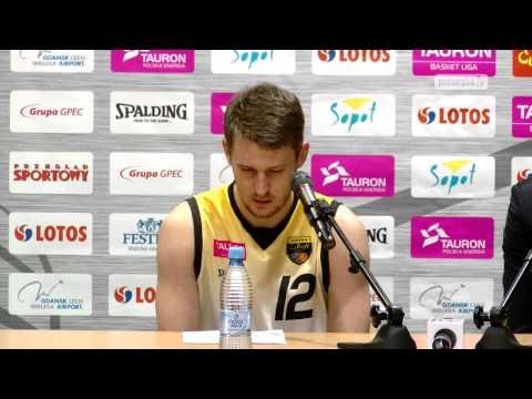 Trefl Sopot - Polpharma Starogard Gdański (konferencja prasowa) 29.12.2014